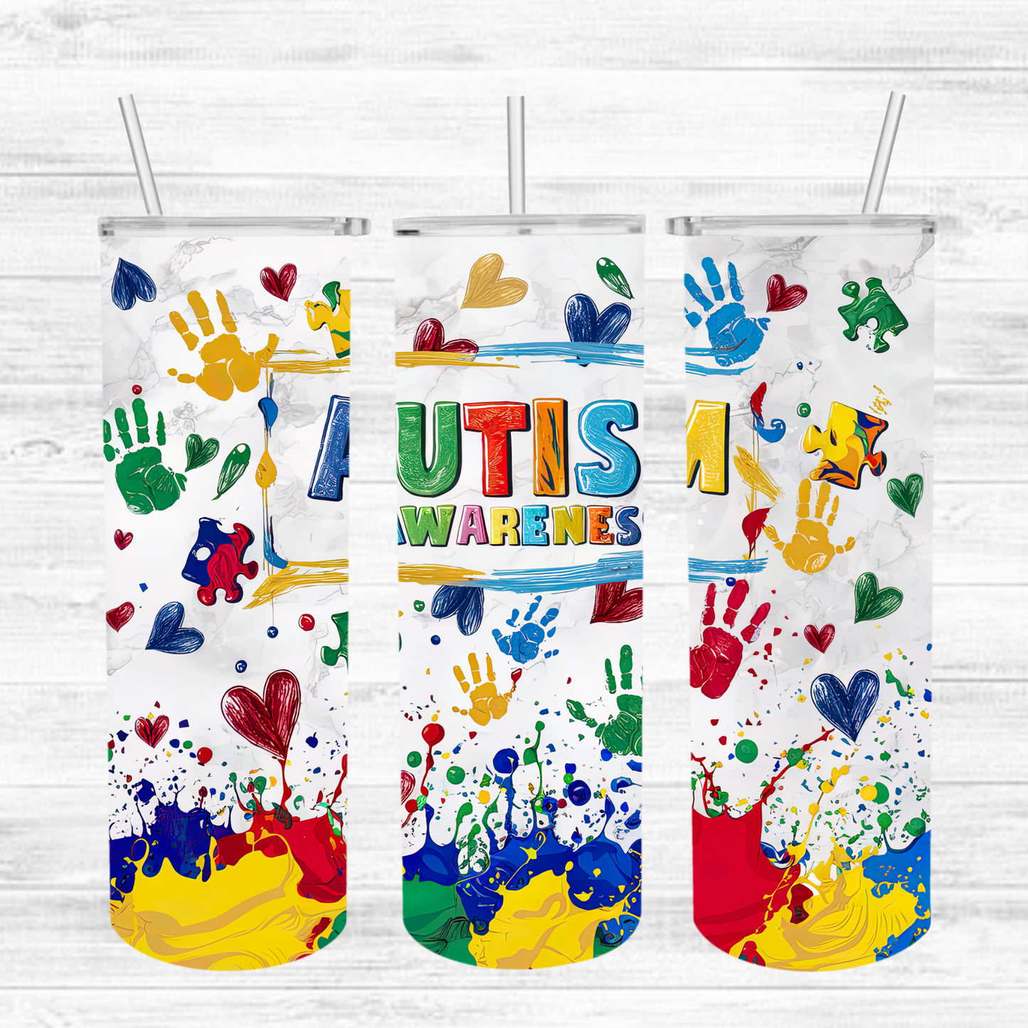 Autism Awareness Tumbler